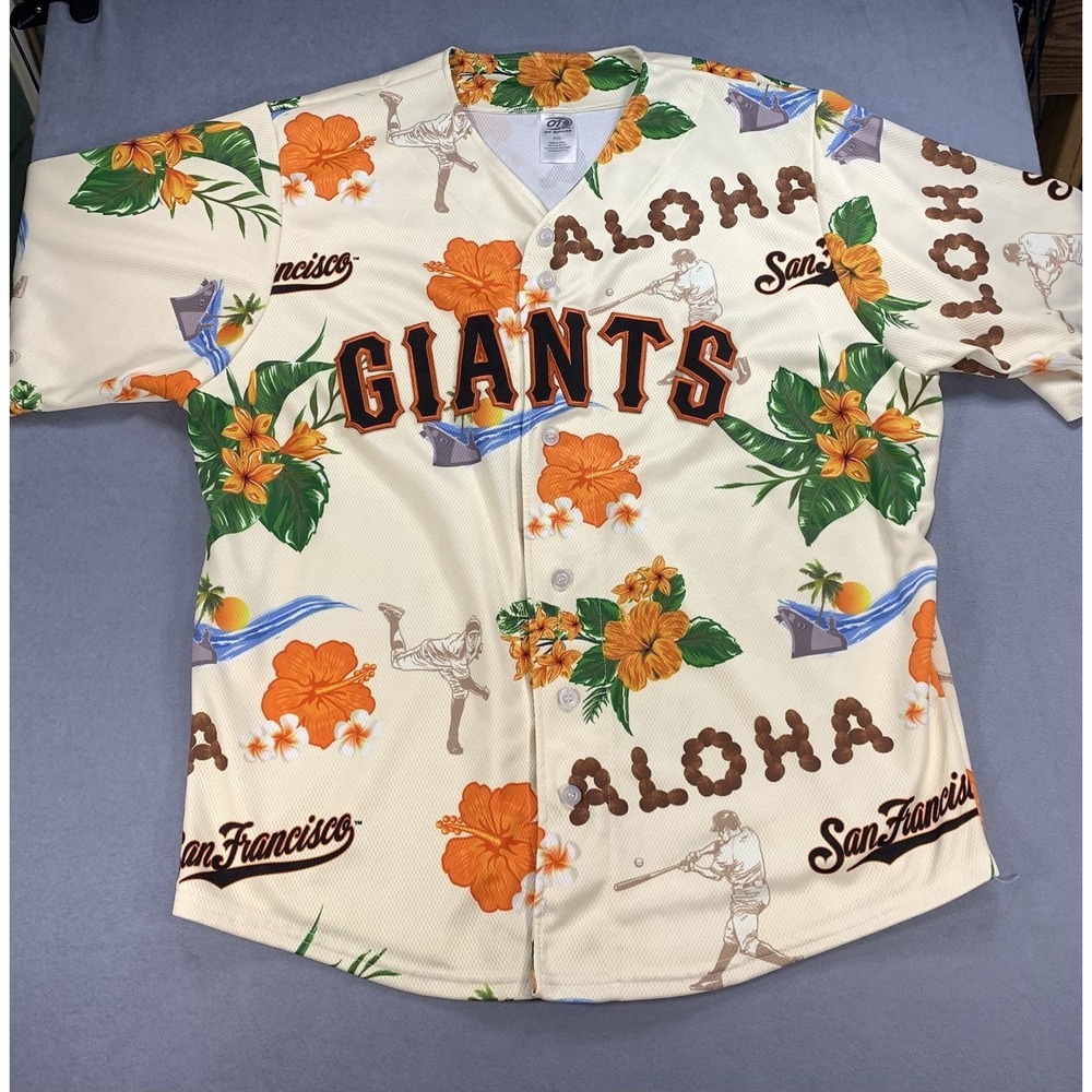OT Sports MiLB San Fransisco Giants Hawaii Oahu Baseball Jersey 2XL USA Sewn